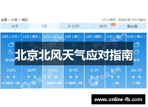北京北风天气应对指南